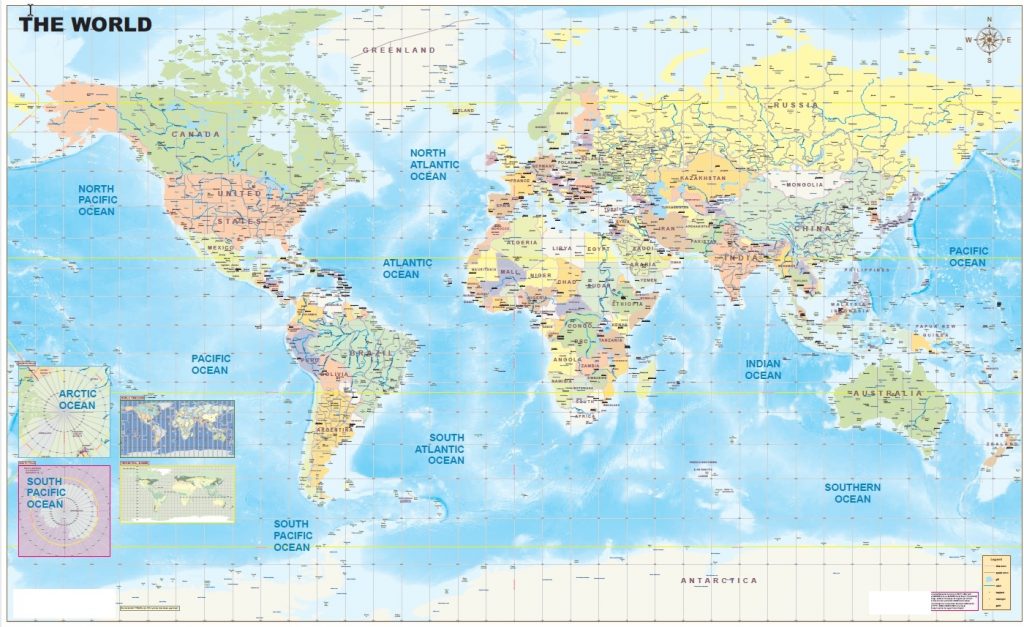 Dünya siyasi haritası 3